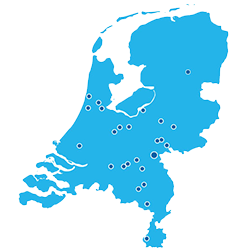 Vestigingen Kaart